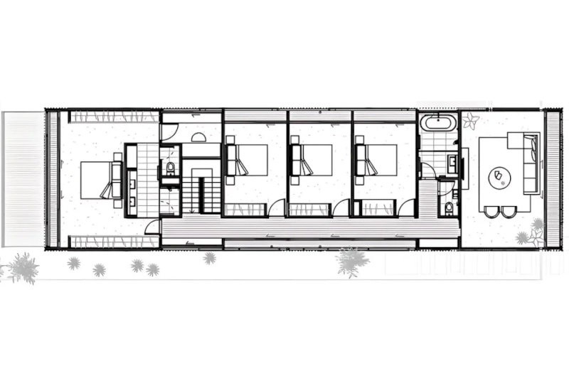 Bản vẽ thiết kế nhà cấp 4 3 phòng ngủ