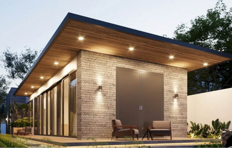 Chi phí thiết kế và thi công nhà cấp 4 5x20