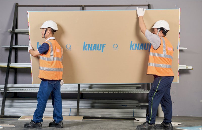 Knauf Việt Nam cung cấp các giải pháp trần/vách thạch cao linh hoạt, chất lượng
