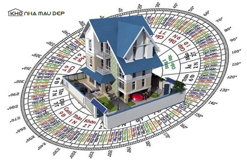 Đảm bảo phong thuỷ nhà 3 tầng