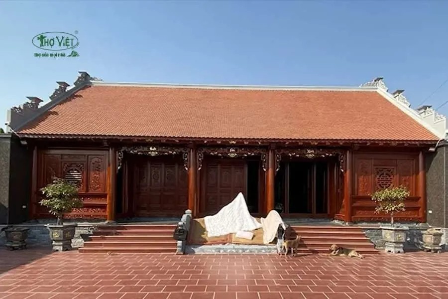 Mẫu nhà cổ 5 gian Bắc Bộ
