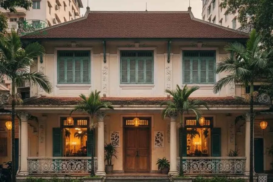 Mẫu nhà cổ mái cổ diêm