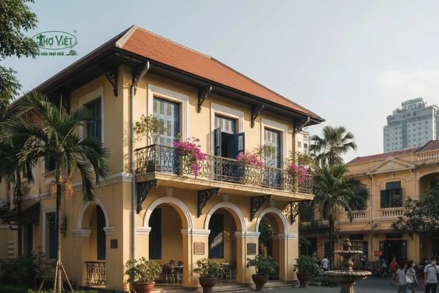 Mẫu nhà cổ mái cổ diêm