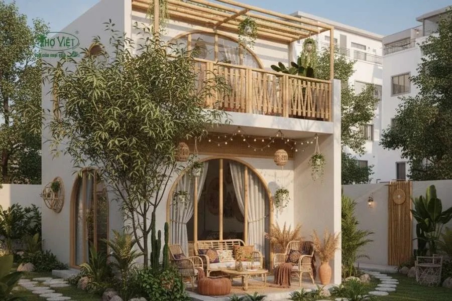 Mẫu nhà homestay Boho