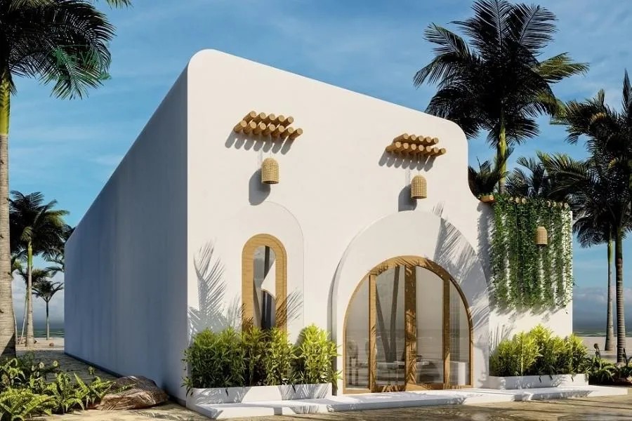 Mẫu nhà homestay đẹp tối giản