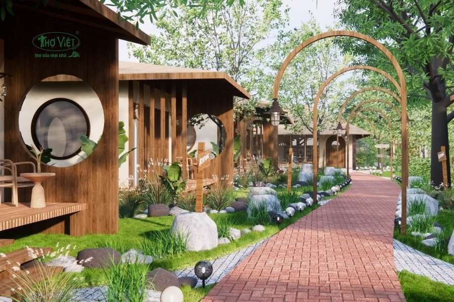 Mẫu nhà homestay đẹp thiên nhiên