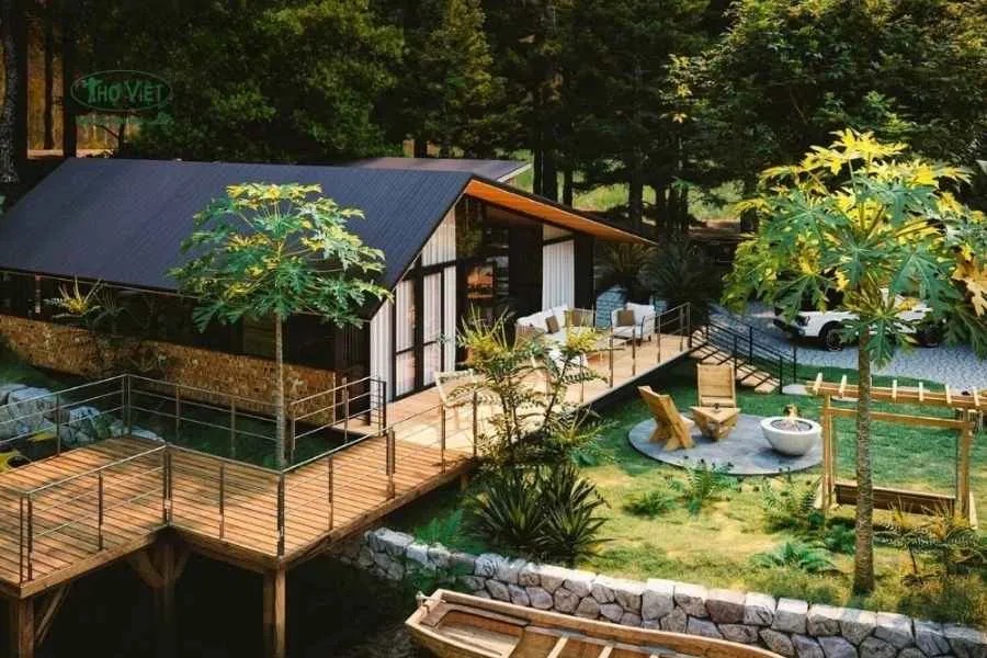 Mẫu nhà homestay đẹp kiến trúc ấn tượng