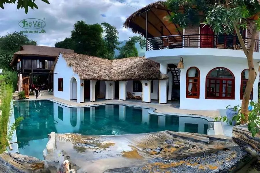 Mẫu nhà homestay Mộc Rustic