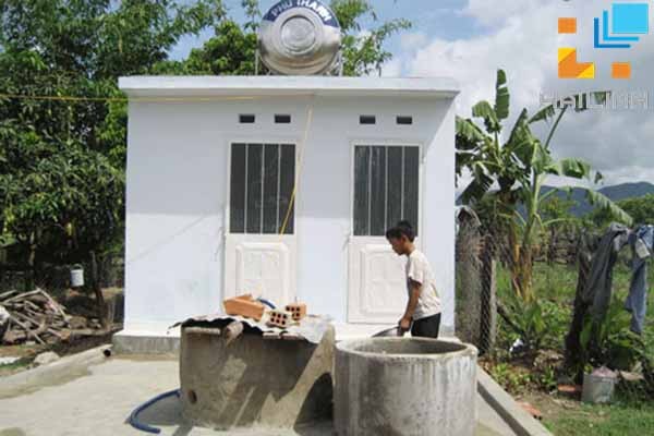 Mẫu nhà vệ sinh nông thôn ưng ý với 15 - 20 triệu đồng