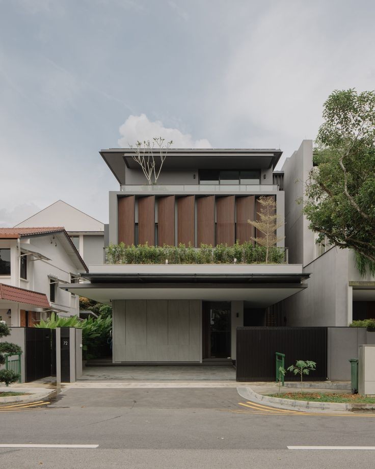 Mẫu nhà vuông đẹp hiện đại với mái bằng phẳng, tạo vẻ đẹp tối giản, tối ưu không gian sử dụng và phù hợp với khí hậu ôn hòa
