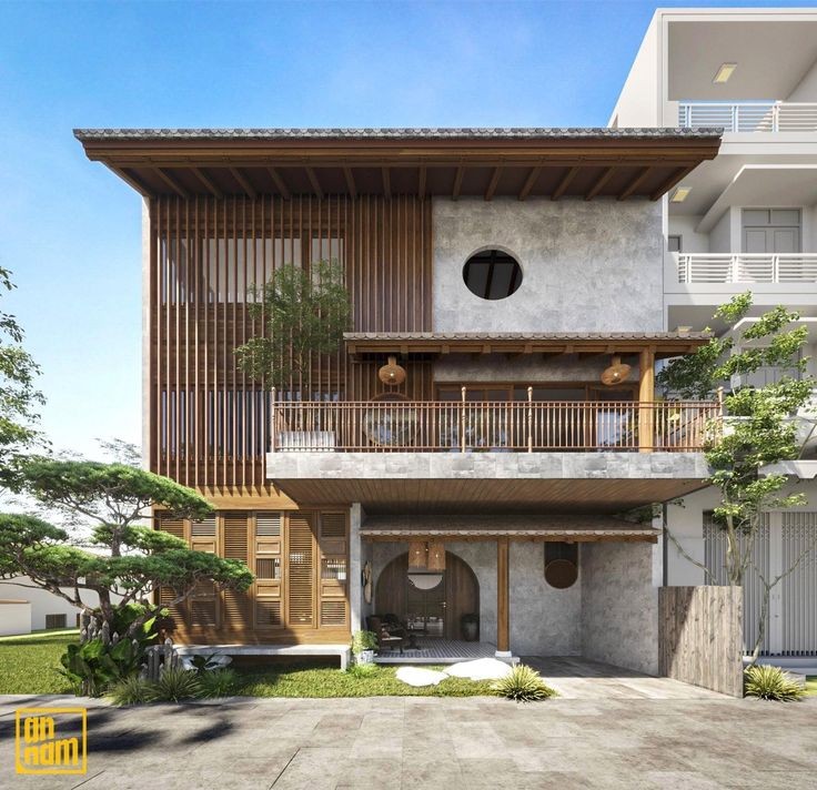 Mẫu nhà vuông đẹp phong cách Nhật Bản, mang lại không gian sống tối giản, tinh tế