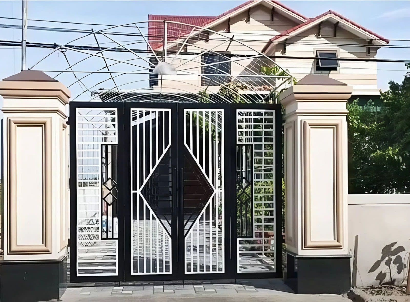 Mẫu trụ cổng đẹp