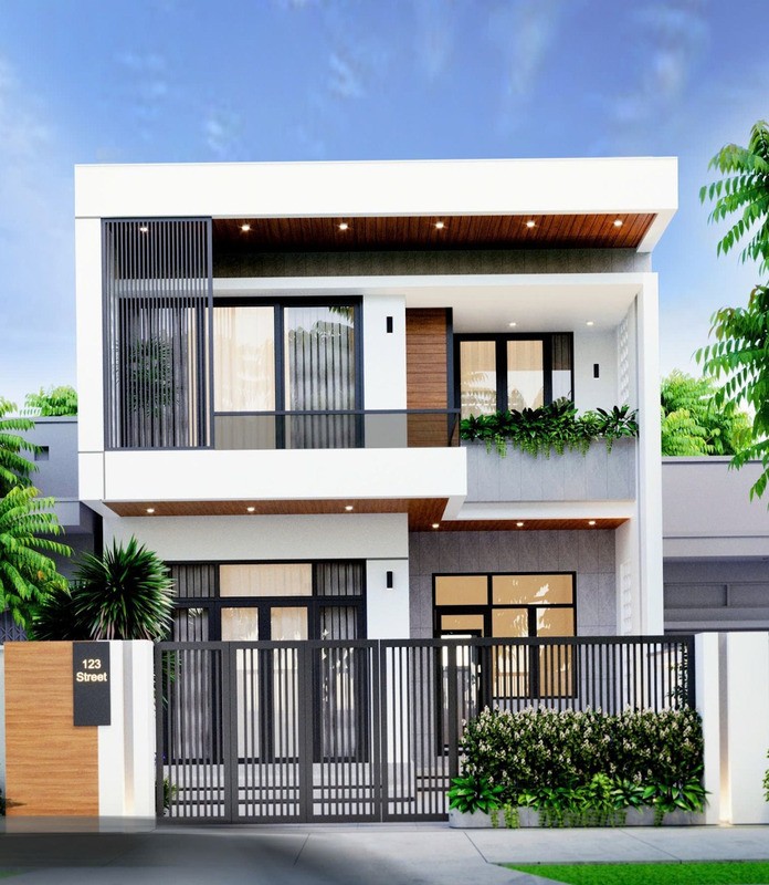 Trụ cổng nhà đẹp và nổi bật