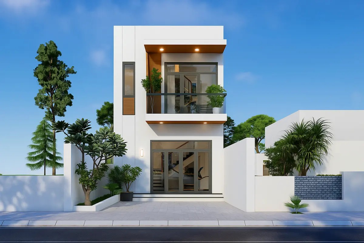 Nhà 1 trệt 1 lầu dưới 50m² hiện đại