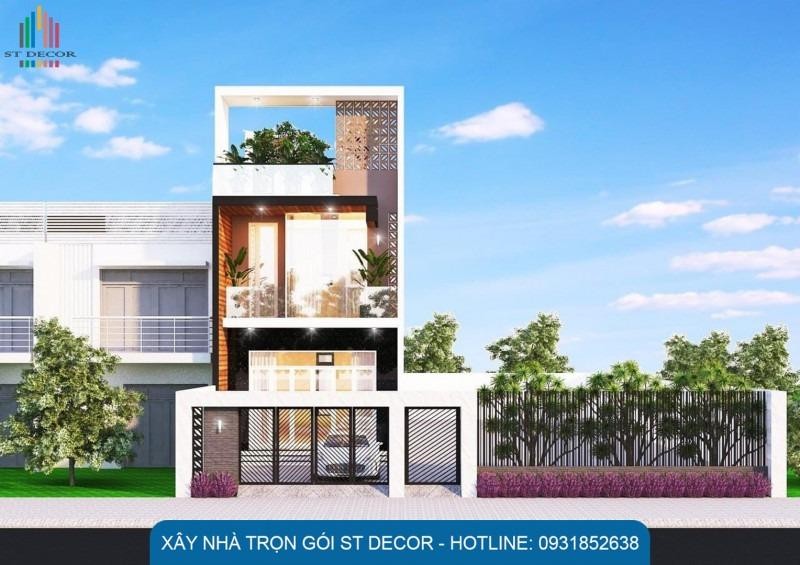 Nhà 1 trệt 1 lầu mặt phố