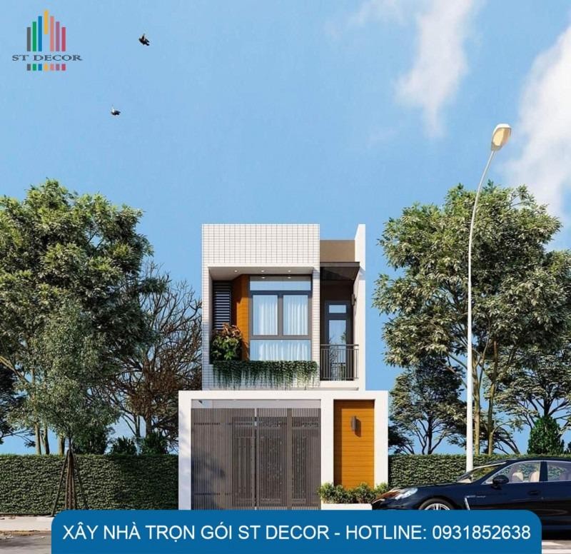 Sự kết hợp ấn tượng giữa gam màu nóng và trung tính