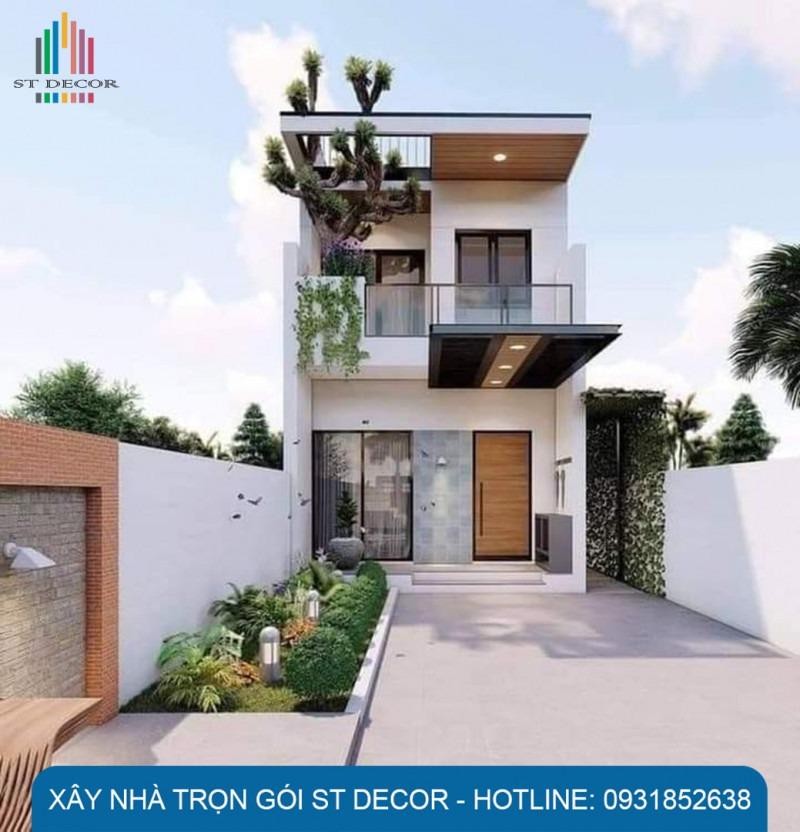 Thiết kế nhà ở đơn giản nhưng có điểm nhấn đặc biệt