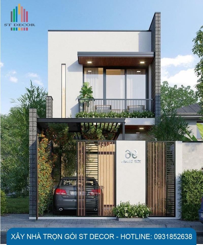 Không gian sống ấn tượng của nhà 5x20m