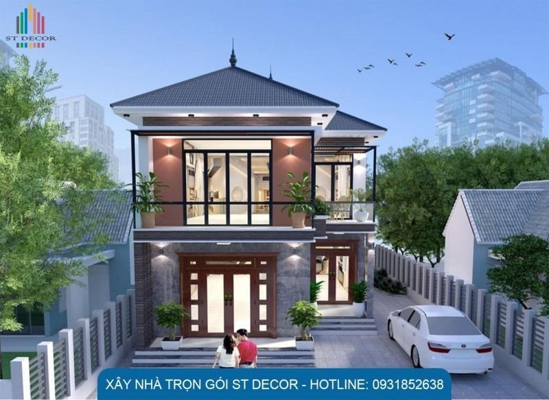 Cửa kính lớn giúp đón lượng ánh sáng tối đa