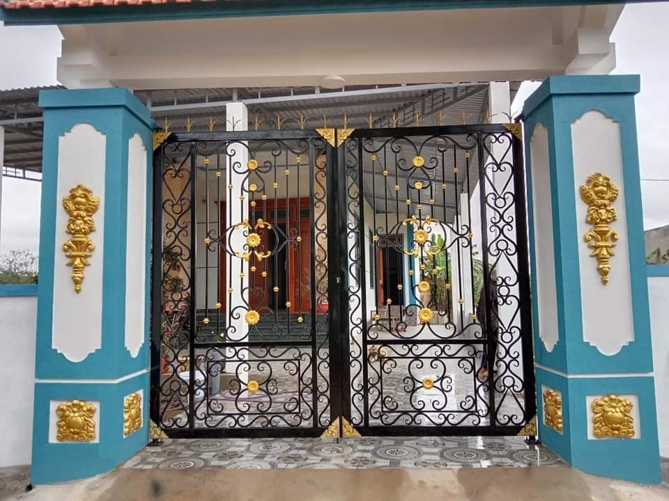 Trụ cổng đẹp thẩm mỹ