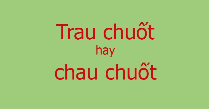 Trau chuốt là gì