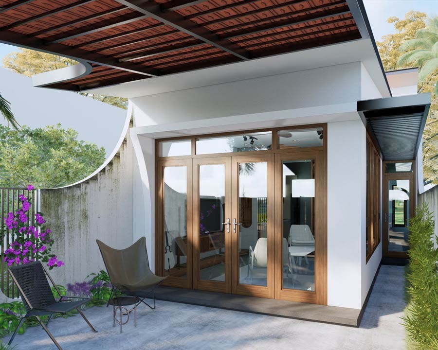 Mẫu nhà cấp 4 đẹp giá rẻ 100 triệu 50m2