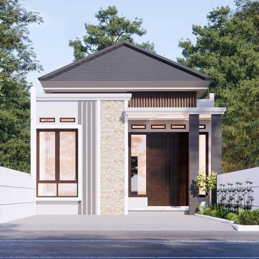 Mẫu nhà cấp 4 dưới 100 triệu có gác lửng