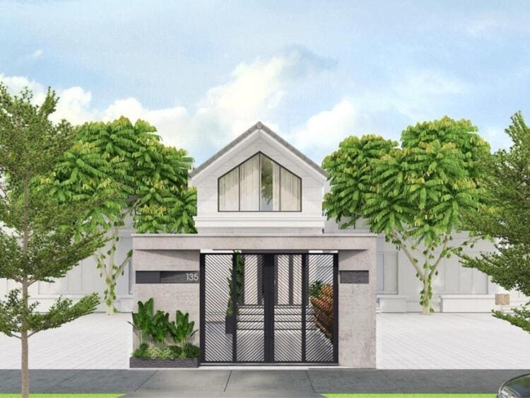 Mẫu nhà gác lửng đơn giản, truyền thống