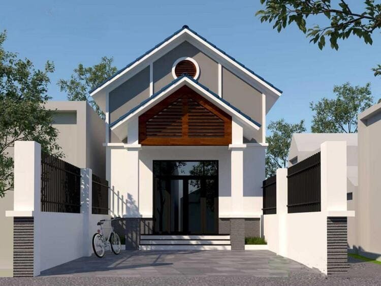 Mẫu nhà gác lửng mái Thái đẹp, phong cách hiện đại