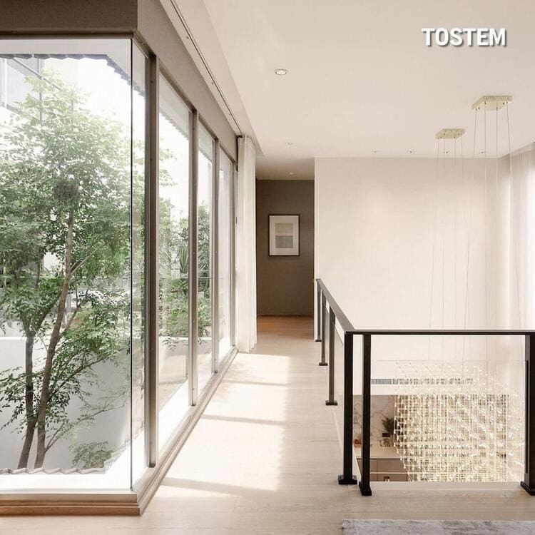 Cửa nhôm TOSTEM giúp nâng tầm nhà gác lửng, bền đẹp và sang trọng vượt trội