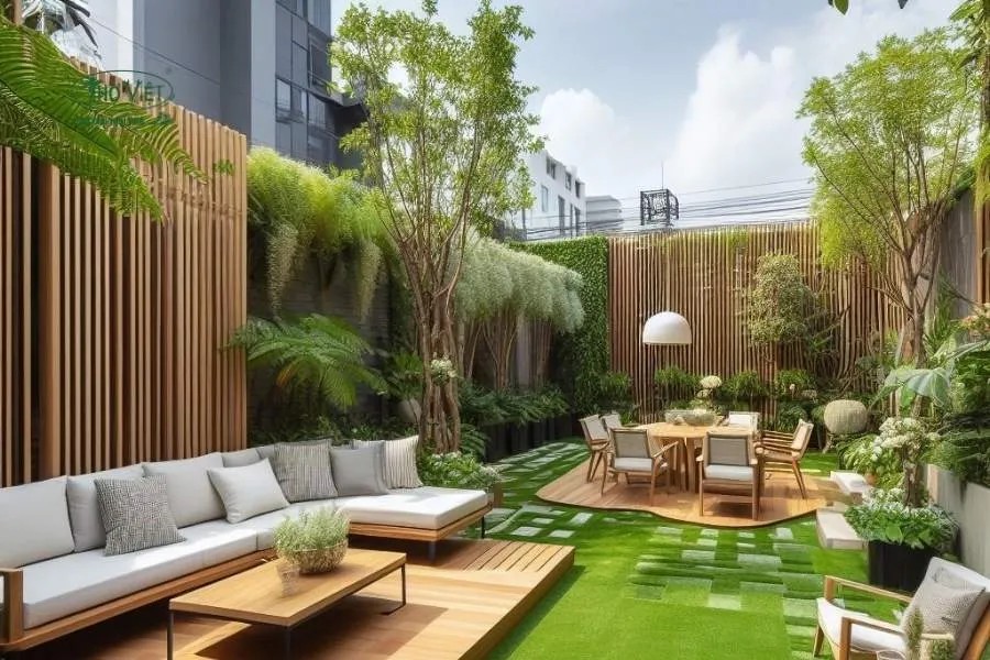 Mẫu nhà ốp nhựa cho ngoại thất
