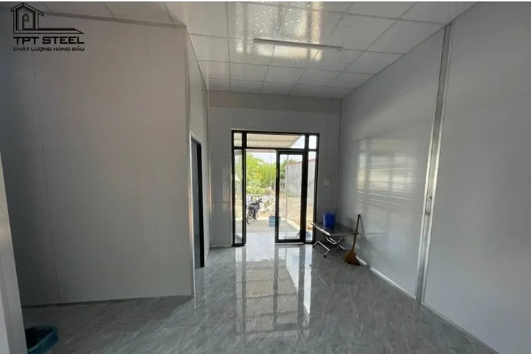 Nội thất nhà tiền chế tấm panel
