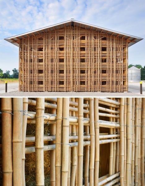 Căn hộ mini bằng tre tại Showroom Mây Tre Đan Trà