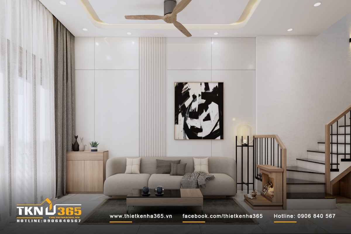 Thiết kế nhà phố 3 tầng