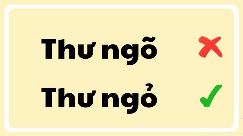 Cảnh sát chính tả và việc phân biệt thư ngỏ, thư ngõ