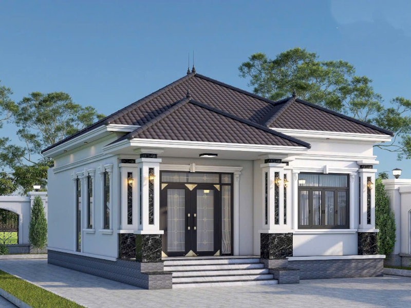 Tỷ lệ, màu sắc và vật liệu là yếu tố quyết định vẻ đẹp tổng thể