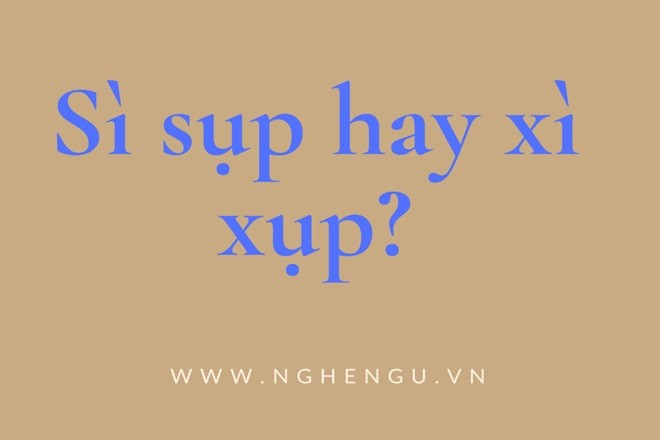 Cảnh người đang ăn một món súp nóng hổi