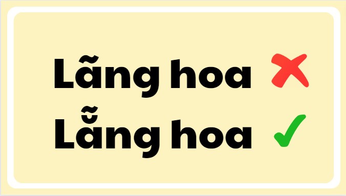Phân biệt lãng hoa hay lẵng hoa