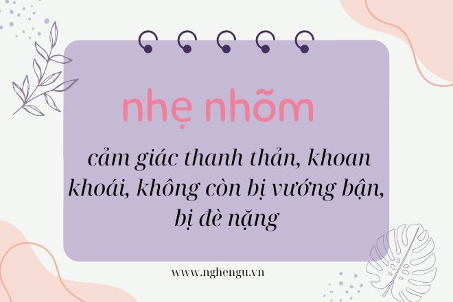 Khuôn mặt biểu lộ sự nhẹ nhõm