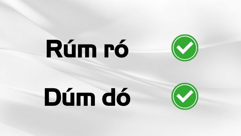 Rúm ró hay dúm dó
