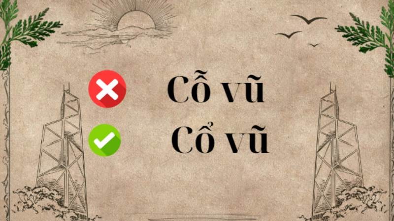 Cổ vũ là từ chuẩn xác