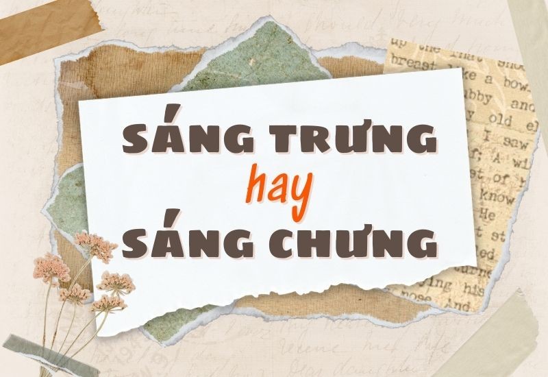 Minh họa sự khác biệt giữa sáng trưng và sáng chưng