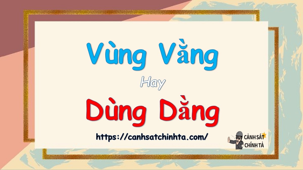 Hình ảnh minh họa hành động vùng vằng